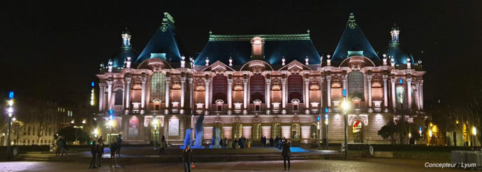 Palais des Beaux-Arts et Place de la République à Lille