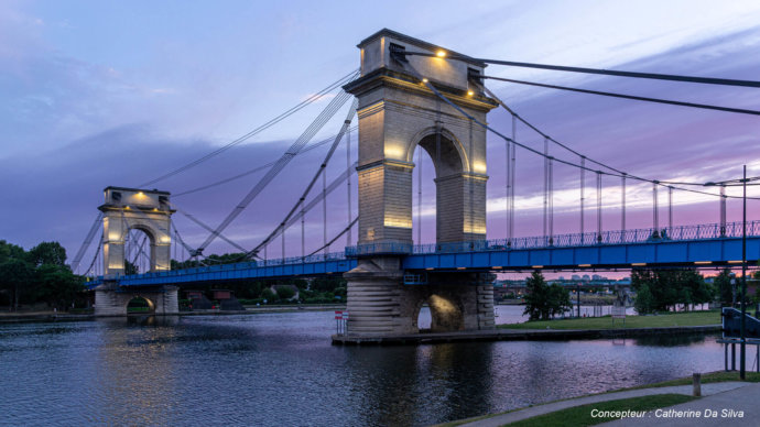 Le pont du Port à l’Anglais à Vitry sur Seine