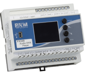 PX249 / player audio DMX