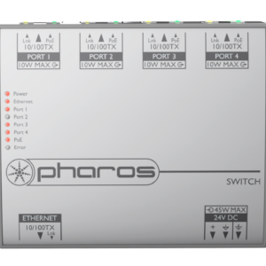 Pharos Switch – Switch Ethernet avec 4 ports PoE